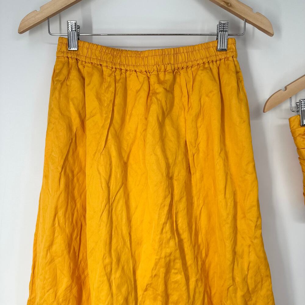 J. Crew Collection Textured Satin Skirt Set Halter Top Midi Maxi Two Piece Dress - Picture 5 of 11